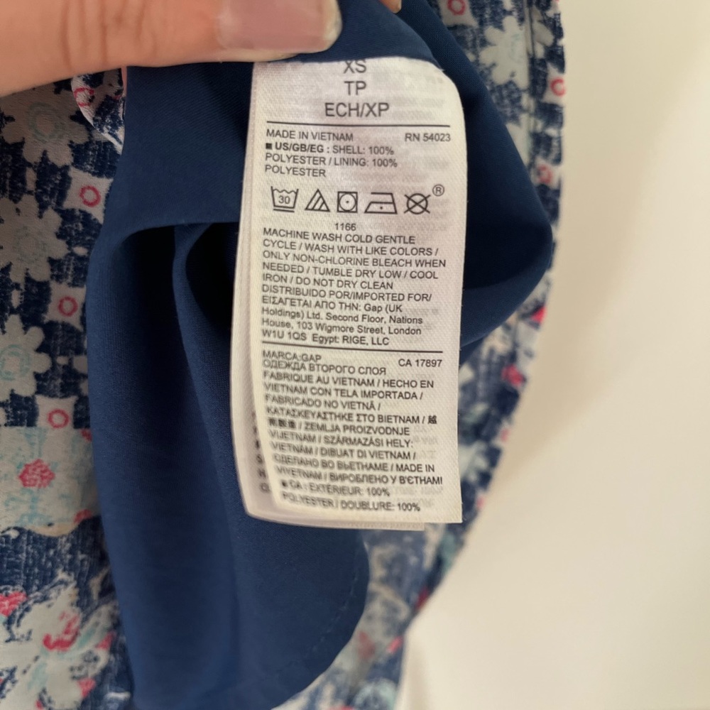 Gap dress blue and white XS great condition - Picture 10 of 14